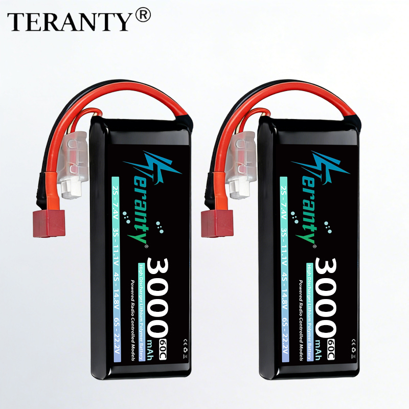 Drone Battery 3S - TERANTY 2S 3000mAh Lipo Battery 7.4V