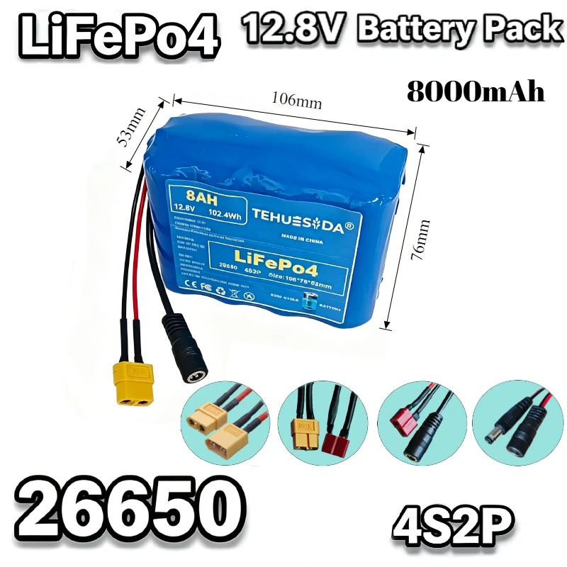 Lifepo4 Battery Pack 12.8V 8Ah - Drone Battery Bag review and price