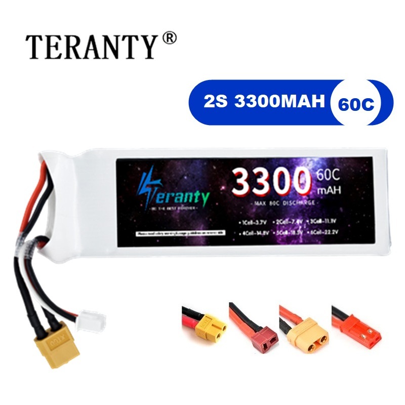 2S 7.4V LiPo Battery 3300mAh 6 - Drone Battery 3S review and price